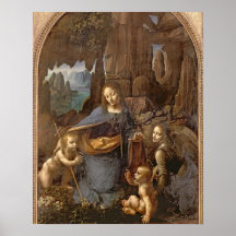 The Virgin of the Rocks Print