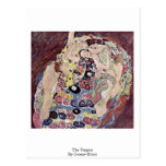 The Virgins By Gustav Klimt Post Card