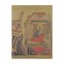 The Vision of Pope Innocent III, c.1295-1300 Post Card