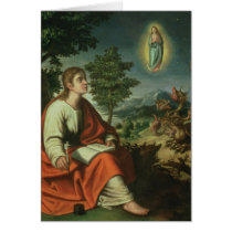 The Vision of St. John the Evangelist on Patmos Card