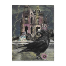 The Visit of the Crow King postcard