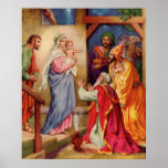 The Visit of the Wisemen Christian Christmas Art posters