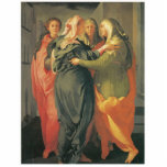 The Visitation - Jacopo Da Pontormo photo sculptures