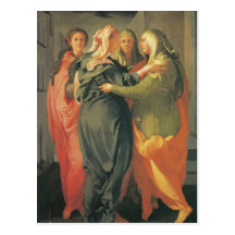 The Visitation - Jacopo Da Pontormo Postcards