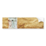 THE VITRUVIAN MAN  Parchment Bumper Stickers