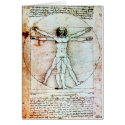 THE VITRUVIAN MAN  Parchment cards