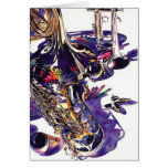 "The Waiting Game" Musical Instruments Watercolor Cards