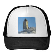 The Wallace Monument Stirling Scotland in winter Hat