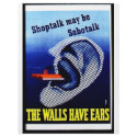 The Walls Have Ears flyers