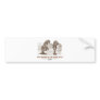 The Walrus And The Carpenter (Looking Glass) Bumper Sticker