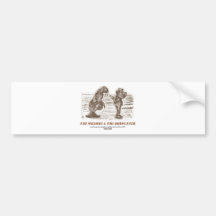 The Walrus And The Carpenter (Looking Glass) Bumper Sticker