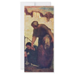The Washerwoman By Daumier Honoré rack cards