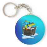 The Washing Frog Keychain