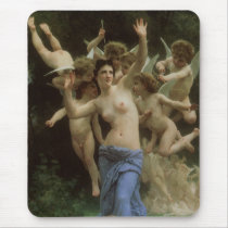 The Wasp's Nest (Le Guêpier) by Bouguereau Mousepads