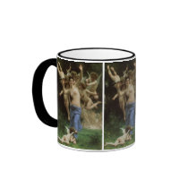 The Wasp's Nest (Le Guêpier) by Bouguereau Coffee Mugs