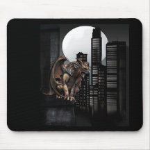 The Watcher Gargoyle Mousepad