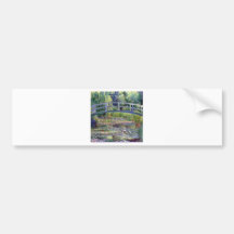 The Water Lily Pond by Claude Monet Bumper Sticker