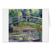 The Water Lily Pond by Claude Monet Cards