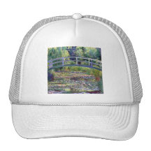 The Water Lily Pond by Claude Monet Mesh Hat