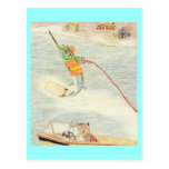 The Water Skier Postcard