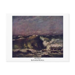 The Wave By Courbet Gustave postcards
