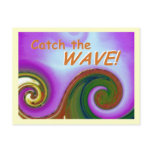 the WAVE for MS Awareness postcard