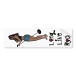 The Way She Held That Mike... Sticker bumper stickers