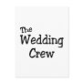 The Wedding Crew Postcards