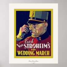 The Wedding March ~ Vintage Movie Poster ~ 1928