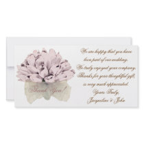 The Wedding Pink Roses ~ Thank You Bridal Save