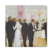 The Wedding Reception, c.1900 Magnet