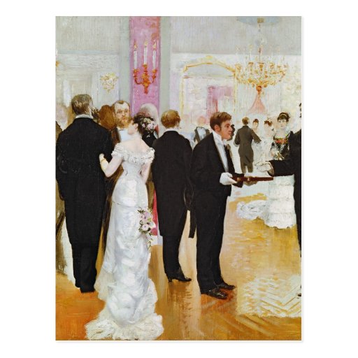 The Wedding Reception, c.1900 Post Card
