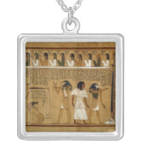 The Weighing of the Heart against Maat's Feather Necklaces