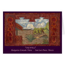 "The Well" at the Hacienda San Luis Potosi Mexico Card