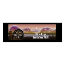 the western business cards