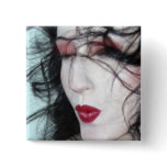 The Whisper Kiss Button Square