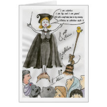 The white ego greeting card