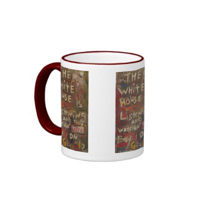 the white house is listening II Coffee Mug by nocklist
