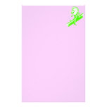 The White Knight in Apple Green Personalised Stationery