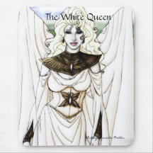 The White Queen Mouse Pads