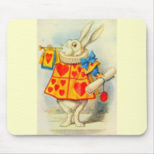 The White Rabbit Full Colour Mouse Mats