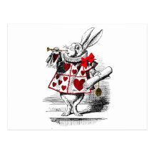 The White Rabbit Postcard