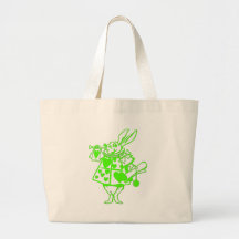 The White Rabbit Tote Bags