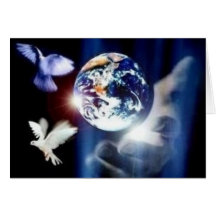 The Whole World In His Hands Greeting Card
