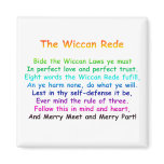The Wiccan Rede Fridge Magnets