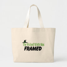The Wicked Witch Was Framed Canvas Bag