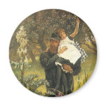 The Widower by James Tissot Fridge Magnets