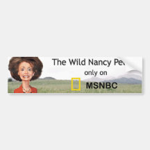 The Wild Nancy Pelosi Bumper Sticker