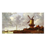 The Windmill At Wijk Bij Duurstede [1]. By Jacob I photo cards