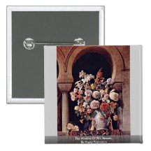 The Window Of The Harem, By Hayez Francesco Pinback Button